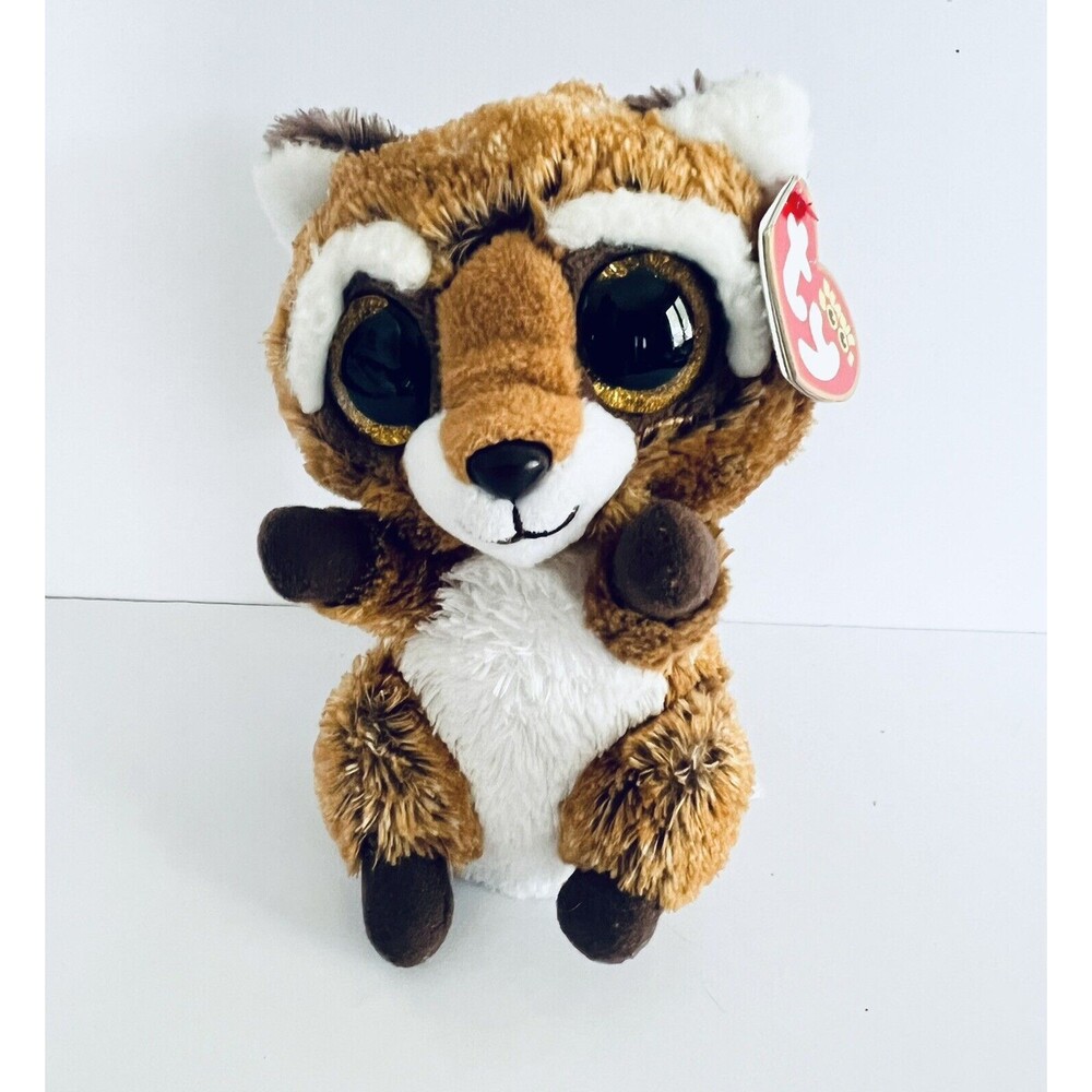 Ty Beanie Boos - RUSTY the Raccoon (6 Inch) NEW - MINT TAGS - Retired